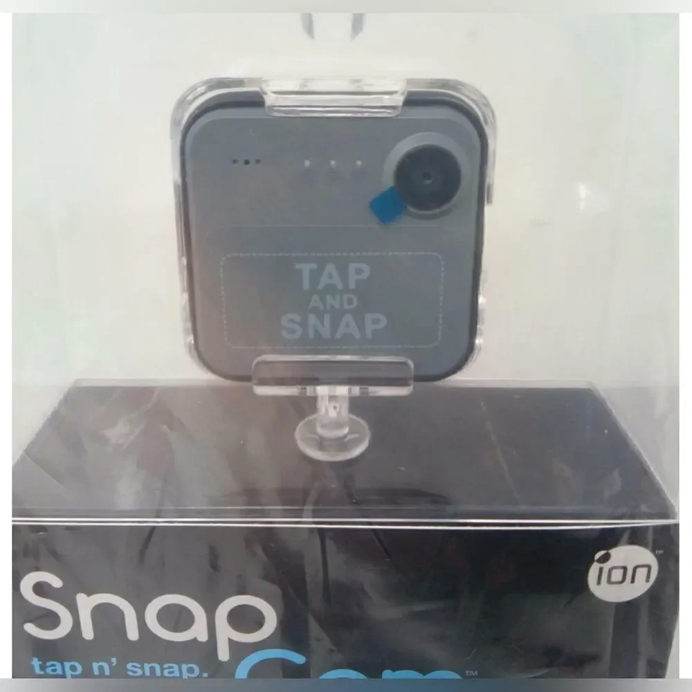 NIB iON Wireless Snap Cam Tap n Snap Wearable HD Video Camera